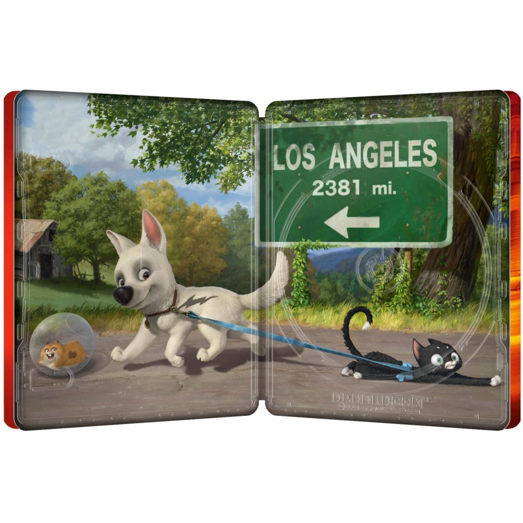 Disney's animated comedy "Bolt" is getting a Zavvi exclusive Steelook release in October