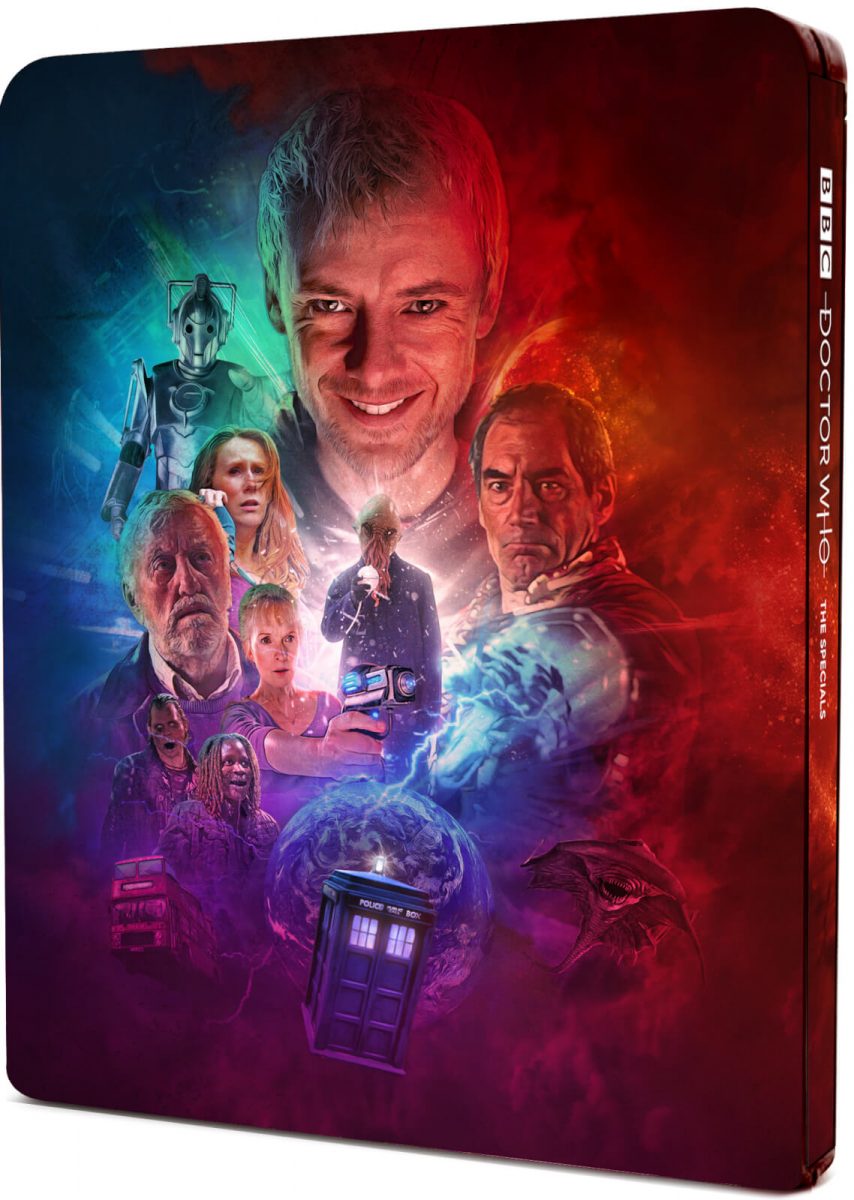 David Tennant's "Doctor Who" Specials are getting a stunning Steelbook