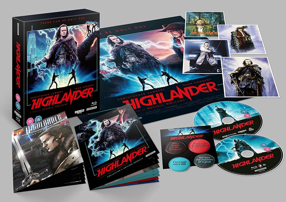 Highlander Collection Artwork 80s action fantasy classic