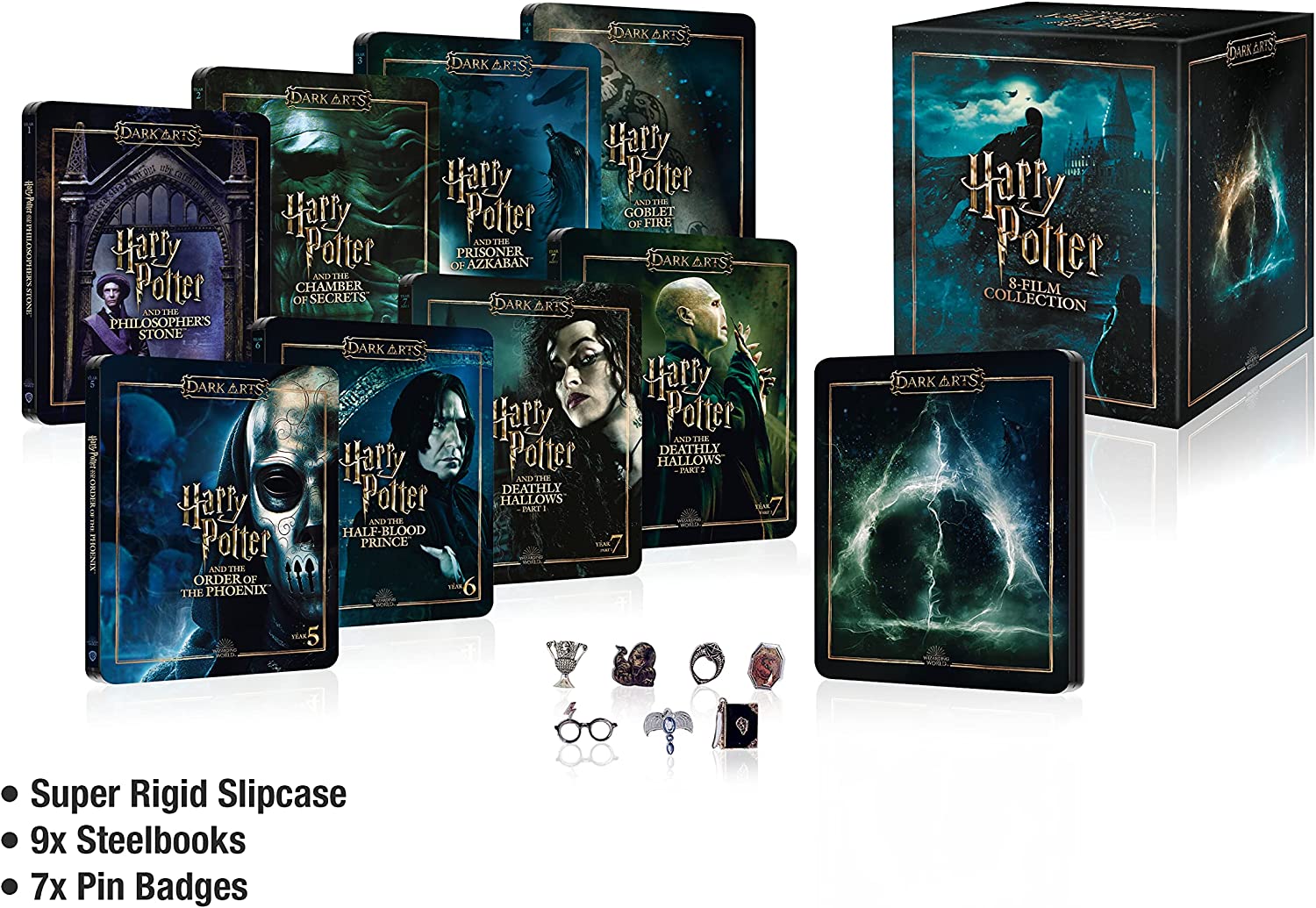 The Harry Potter films are getting a new 'Dark Arts' 4K Steelbook  collection from  in October - Steelbook Blu-ray News