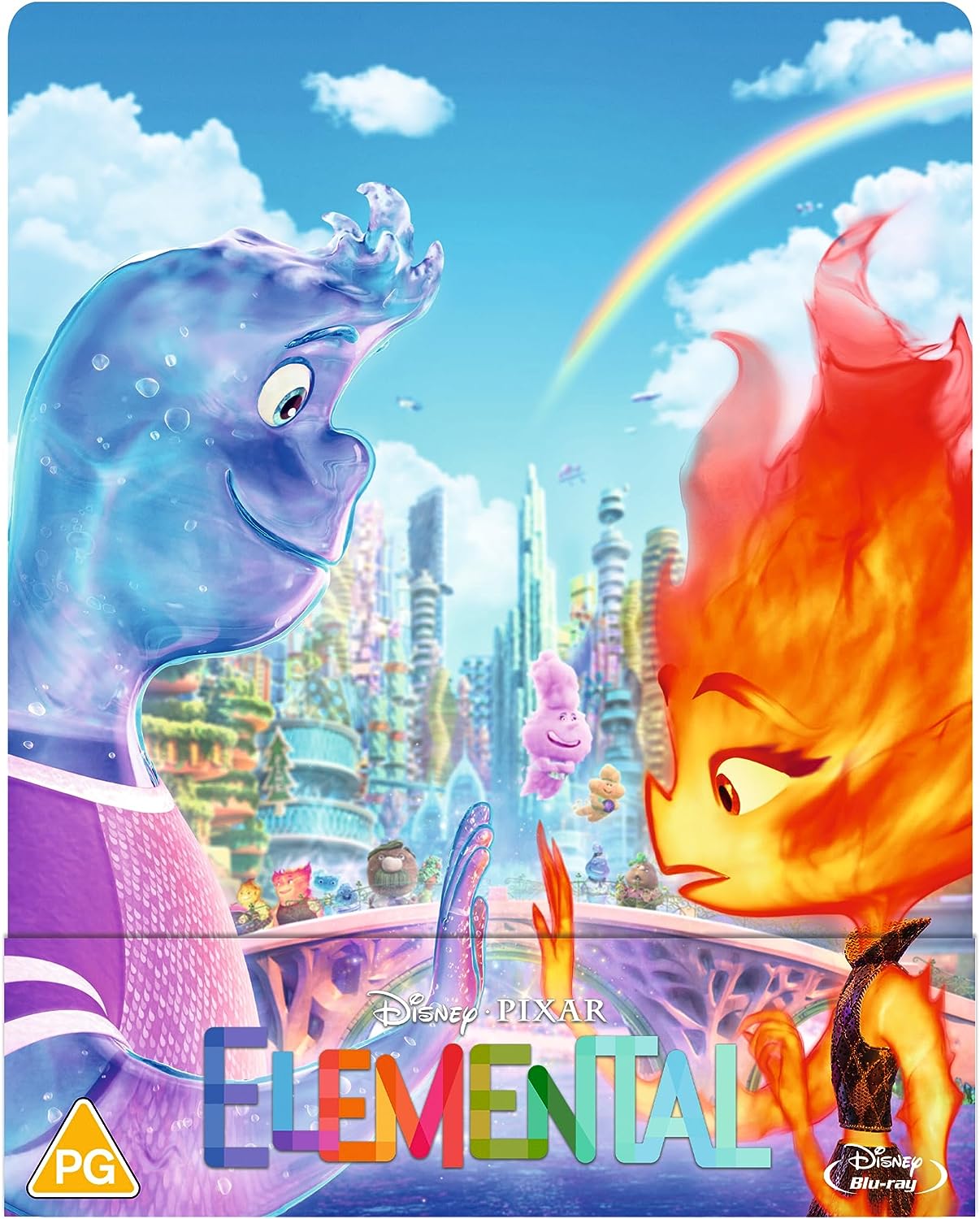 Pixar's latest hit "Elemental" is getting a UK Bluray Steelbook